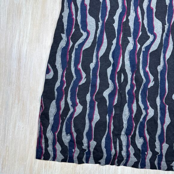 Trina Turk Multicolor Wave Stripe Print Career Office Sleeveless Shift Dress 6 - Picture 13 of 13